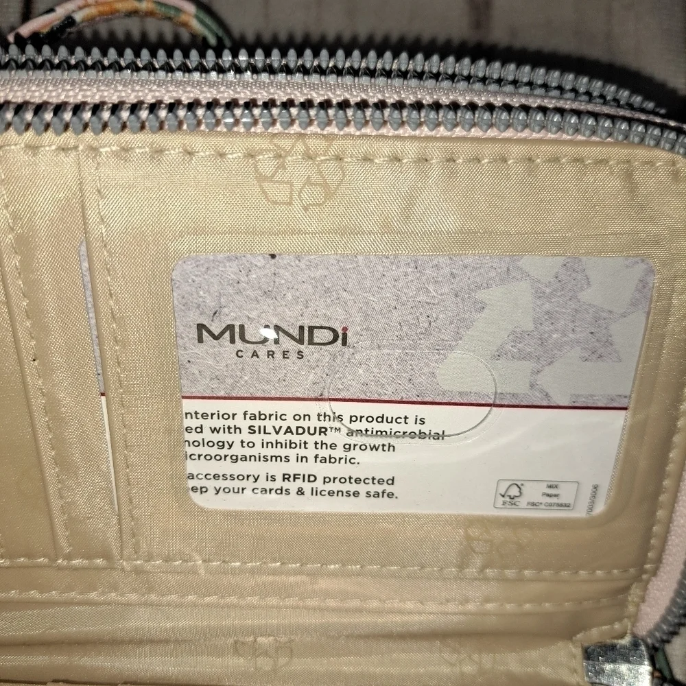 Mundi Sierra Clutch Wallet Floral With Wristlet Strap 2 FOR 20 SALE